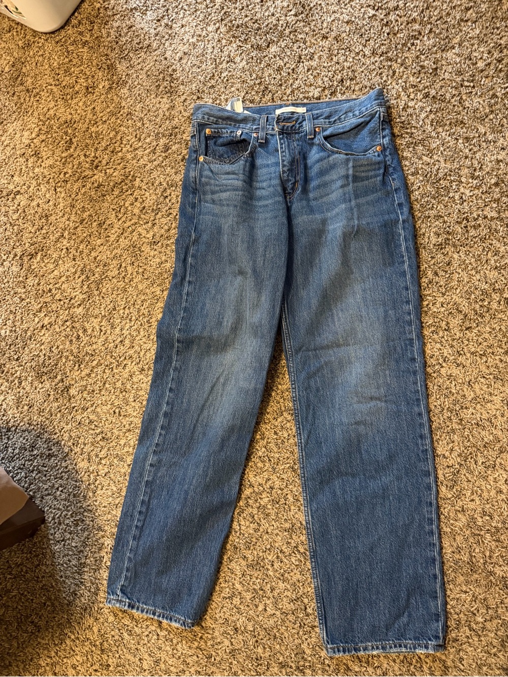 Levi's Blue Straight-Leg Jeans